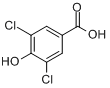 CAS:3336-41-2_3,5-二氯-4-羟基苯甲酸的分子结构