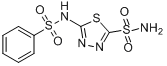 CAS:3368-13-6_苯唑拉胺的分子结构