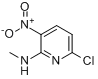 CAS:33742-70-0_2-甲氨基-3-硝基-6-氯吡啶的分子结构