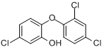 CAS:3380-34-5_三氯生的分子结构