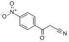 CAS:3383-43-5_4-硝基苯甲酰乙腈的分子结构