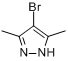CAS:3398-16-1_3,5-二甲基-4-溴吡唑的分子结构