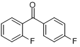 CAS:342-25-6_2,4'-二氟二苯甲酮的分子结构