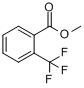 CAS:344-96-7_2-(三氟甲基)苯甲酸甲酯的分子结构