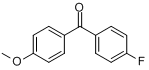 CAS:345-89-1_4-氟-4'-甲氧基二苯甲酮的分子结构