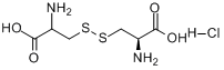 CAS:34760-60-6_L-胱氨酸盐酸盐的分子结构