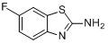CAS:348-40-3_2-氨基-6-氟苯并噻唑的分子结构
