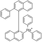 CAS:348617-10-7_R-(+)-1,1'-联萘-2'-苯基-2-二苯膦的分子结构