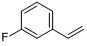 CAS:350-51-6_3-氟苯乙烯的分子结构