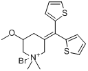CAS:35035-05-3_噻哌溴铵的分子结构