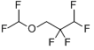 CAS:35042-99-0_2,2,3,3-四氟丙基二氟甲醚的分子结构