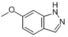 CAS:3522-07-4_6-甲氧基-1H-吲唑的分子结构