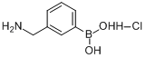 CAS:352525-94-1_3-氨甲基苯硼酸盐酸盐的分子结构