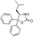 CAS:352535-72-9_(R)-(+)-5,5-二苯基-4-异丁基-2-�f唑烷酮的分子结构