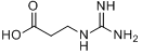 CAS:353-09-3_3-胍基丙酸的分子结构