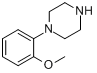 CAS:35386-24-4_1-(2-甲氧苯基)哌嗪的分子结构