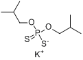 CAS:3549-52-8_二异丁基二硫代磷酸钾的分子结构