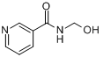 CAS:3569-99-1_N-羟甲基烟酰胺的分子结构