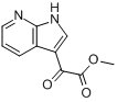 CAS:357263-49-1_7-氮杂吲哚-3-乙醛酸甲酯的分子结构