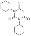 CAS:35824-91-0_1,3-二环己基巴比妥酸的分子结构