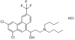 CAS:36167-63-2_盐酸卤泛群的分子结构