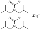 CAS:36190-62-2_二异丁基二硫代氨基甲酸锌的分子结构
