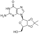 CAS:362-76-5_2',3'-O-异丙亚基鸟苷的分子结构