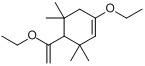 CAS:36306-86-2_1-乙氧基-4-(1-乙氧基乙烯基)-3,3,5,5-四甲基戊己烯的分子结构