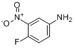 CAS:364-76-1_4-氟-3-硝基苯胺的分子结构