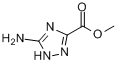 CAS:3641-14-3_5-氨基-1H-1,2,4-三氮唑-3-羧酸甲酯的分子结构