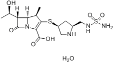 CAS:364622-82-2_多尼培南(一水合物)的分子结构