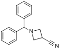 CAS:36476-86-5_1-二苯甲基-3-氰基氮杂环丁烷的分子结构
