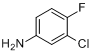 CAS:367-21-5_3-氯-4-氟苯胺的分子结构