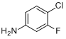CAS:367-22-6_4-氯-3-氟苯胺的分子结构