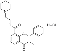 CAS:3717-88-2_盐酸黄酮哌酯的分子结构
