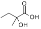 CAS:3739-30-8_2-羟基-2-甲基丁酸的分子结构