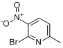 CAS:374633-31-5_2-溴-6-甲基-3-硝基吡啶的分子结构