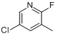 CAS:375368-84-6_5-氯-2-氟-3-甲基吡啶的分子结构