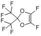 CAS:37697-64-6_4,5-二氟-2,2-二(三氟甲基)-1,3-二氧杂环戊烯的分子结构