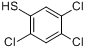 CAS:3773-14-6_2,4,5-三氯苯硫醇的分子结构