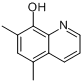 CAS:37873-29-3_5,7-二甲基-8-羟基喹啉的分子结构