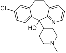 CAS:38089-93-9_8-氯-6,11-二氢-11-(1-甲基-4-哌啶基)-5H-苯并[5,6]环庚烷[1,2-b]吡啶-11-醇的分子结构