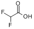CAS:381-73-7_二氟乙酸的分子结构