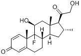 CAS:382-67-2_去羟米松的分子结构