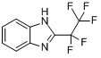 CAS:383-08-4_2-(全氟乙基)苯并咪唑的分子结构