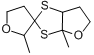 CAS:38325-25-6_六氢-2',3A-二甲基螺[1,3-二硫代[4,5-B]呋喃-2,3'(2'H)-呋喃]的分子结构