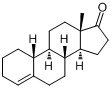 CAS:3846-28-4_雌甾-4-烯-17-酮的分子结构