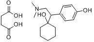 CAS:386750-22-7_琥珀酸去甲文拉法辛的分子结构