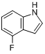 CAS:387-43-9_4-氟吲哚的分子结构