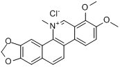 CAS:3895-92-9_盐酸白屈菜红碱的分子结构